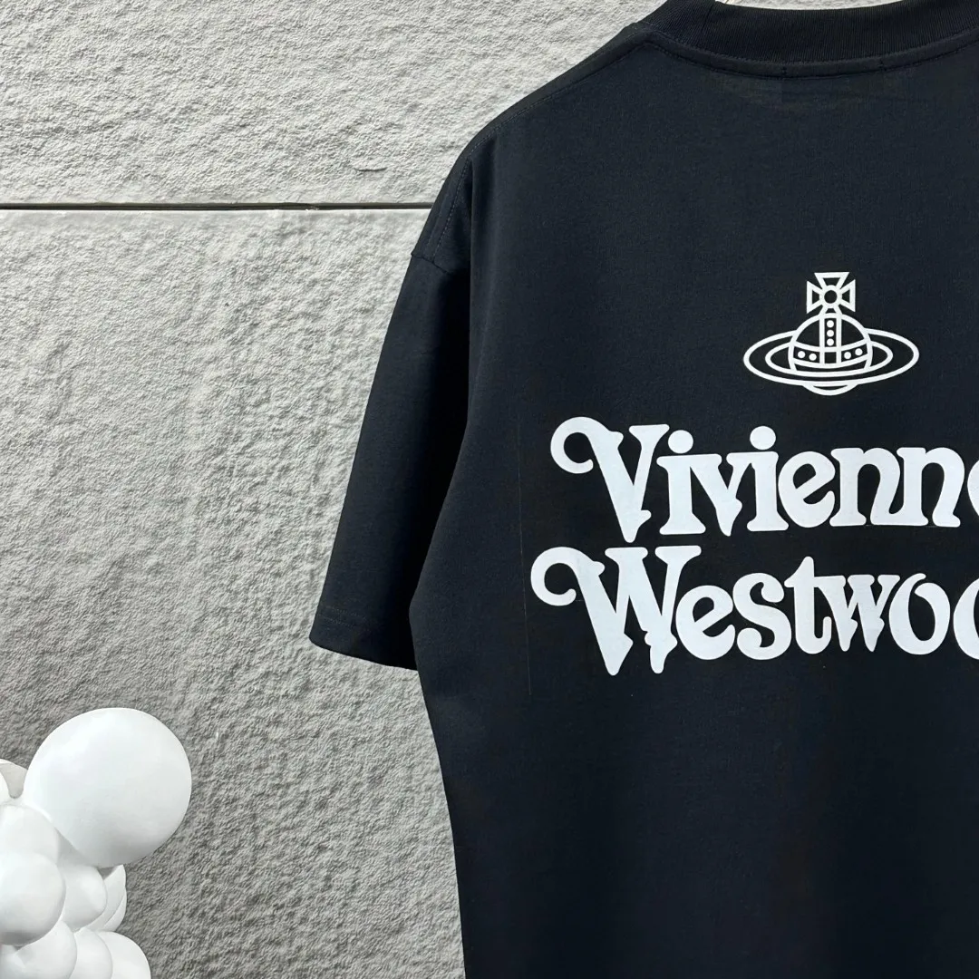 Vivienne Westwood* *2026 New Arrival T Same Style ：Black White Size： S （90-130 ） M （120-150 ） L （140-165 ） XL （160-180 ） XXL （180 ）